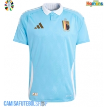 Camisa de time de futebol Bélgica Replicas 2º Equipamento Europeu 2024 Manga Curta